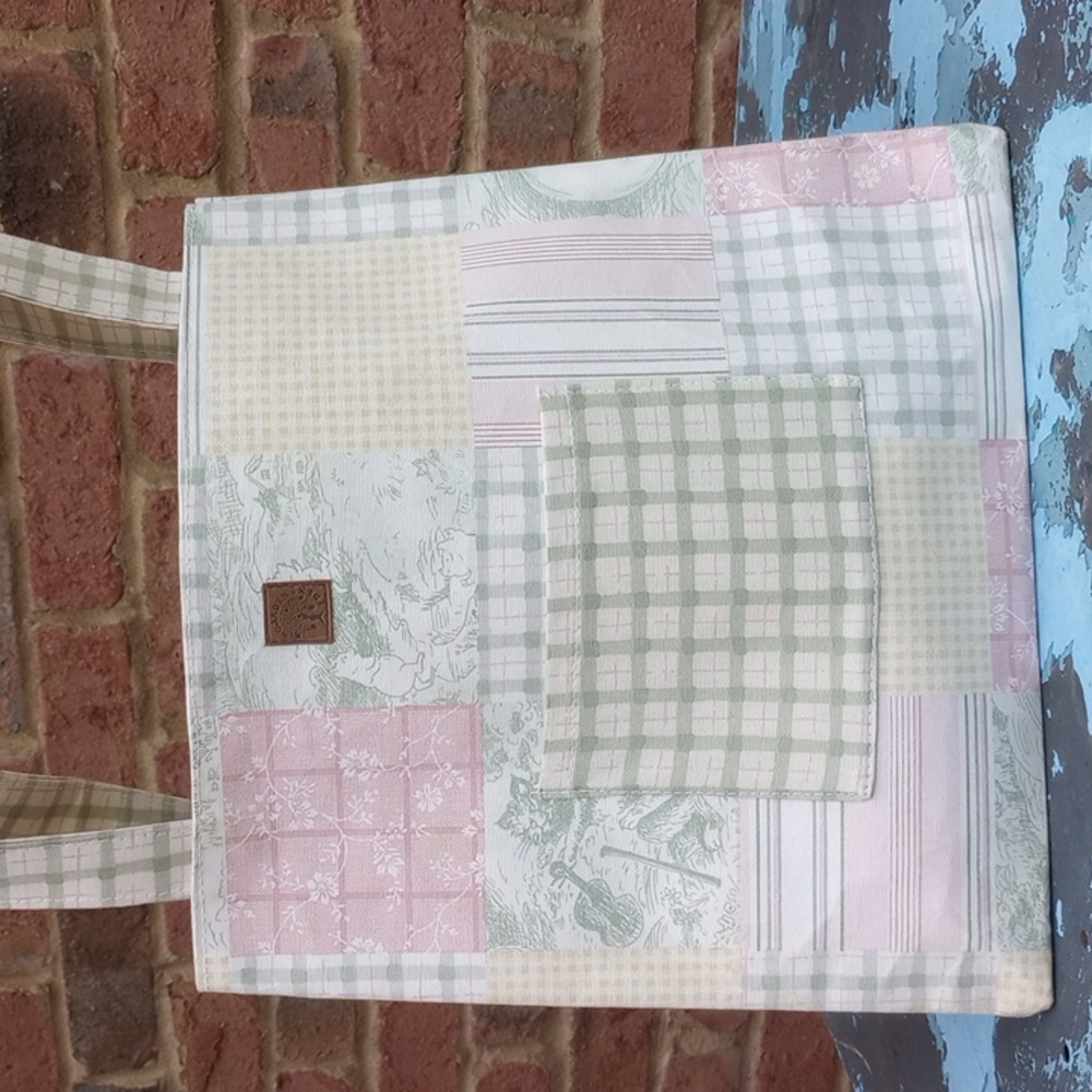 Patchwork Medium Tote - Pastel Multicolor - image 1